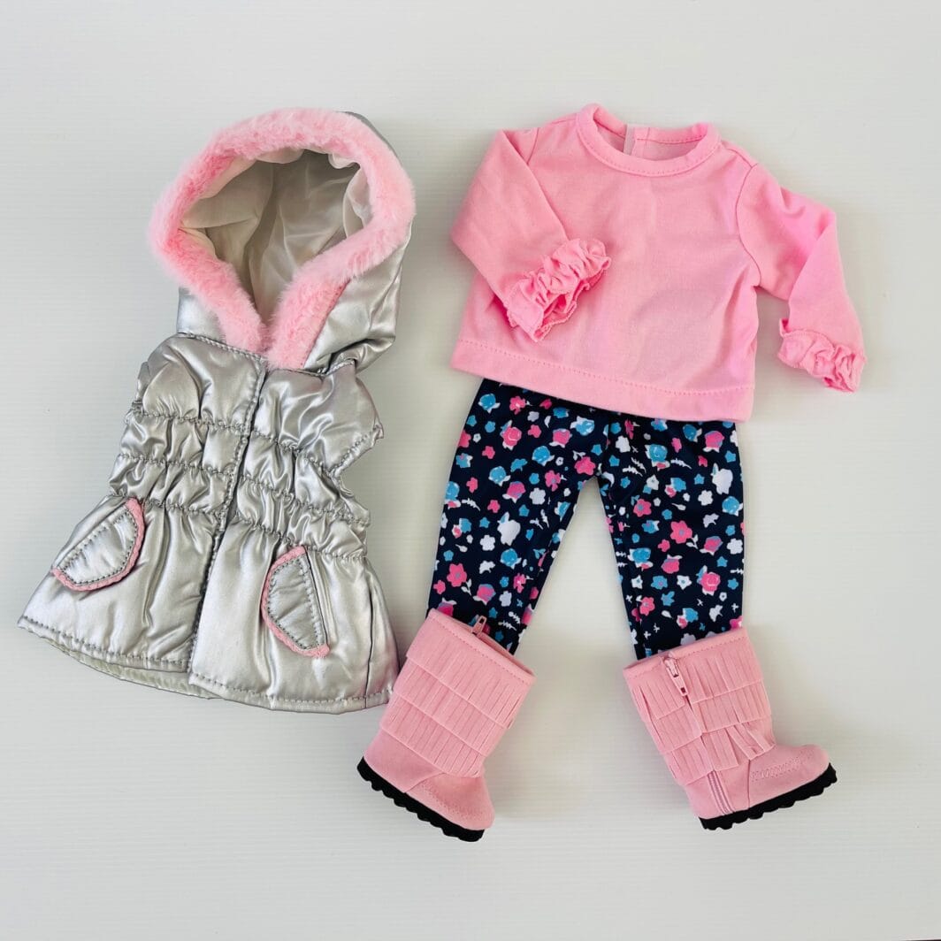Pink Winter Outfit Set